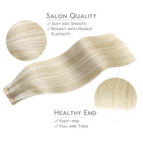Wennalife Tape in Hair Extensions in natural light