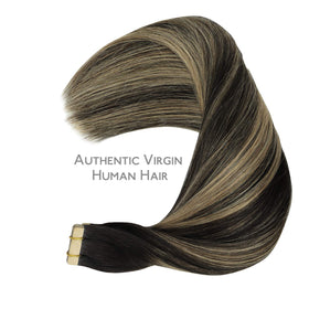 Wennalife Tape in Hair Extensions in natural light