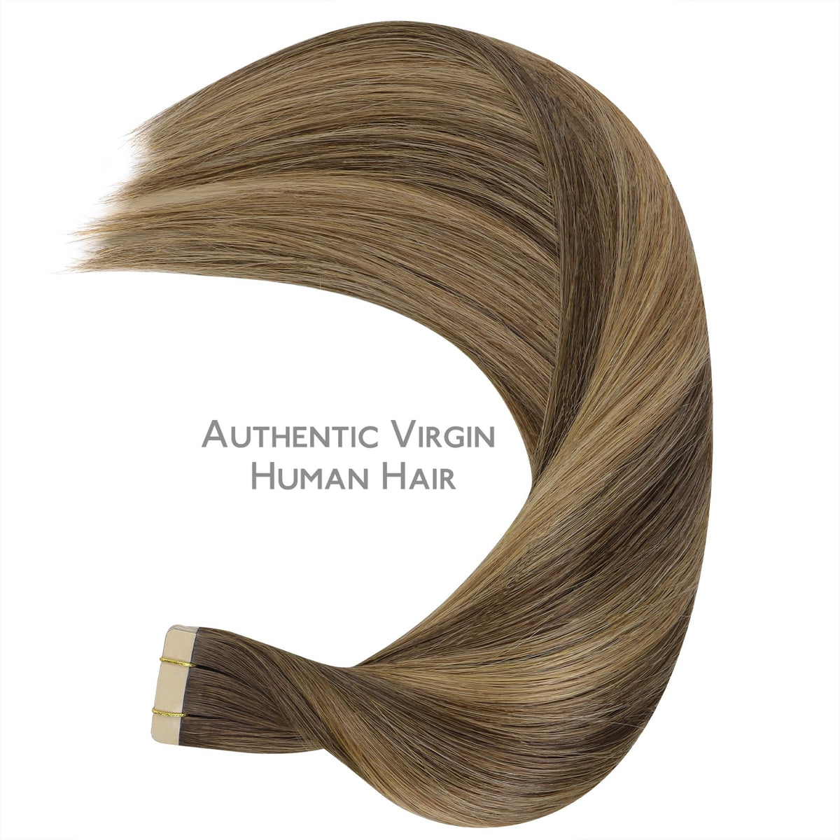 Wennalife Tape in Hair Extensions in use on a model