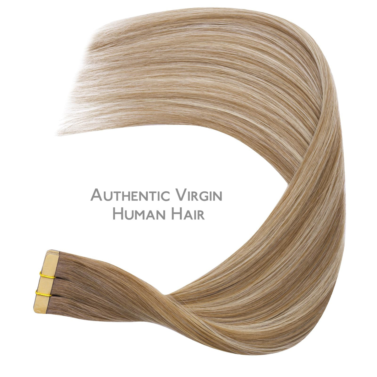 Wennalife Tape in Hair Extensions on display with colour options