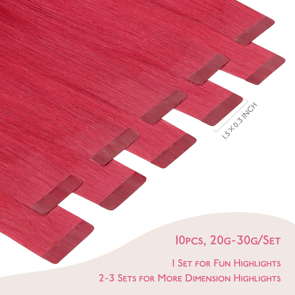 Wennalife tape in hair extensions packaging
