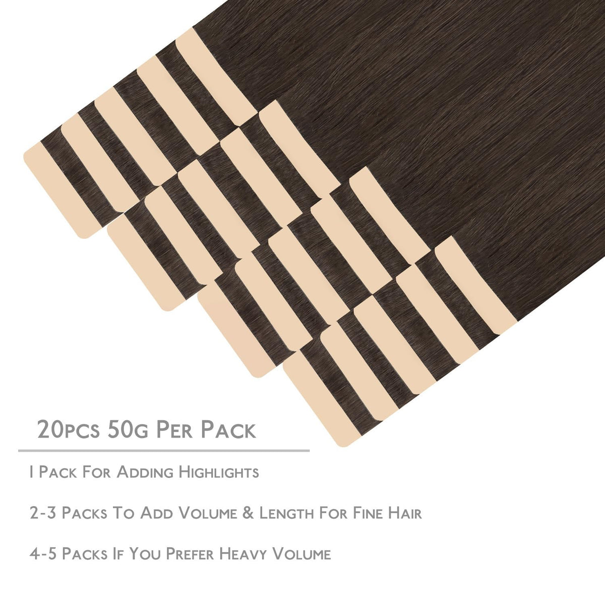 Wennalife Tape in Hair Extensions packaging