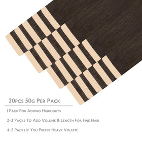 Wennalife Tape in Hair Extensions packaging