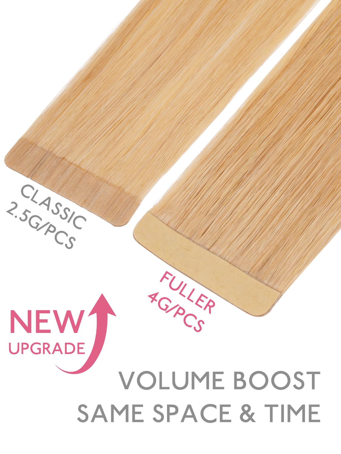 Wennalife tape in hair extensions packaging