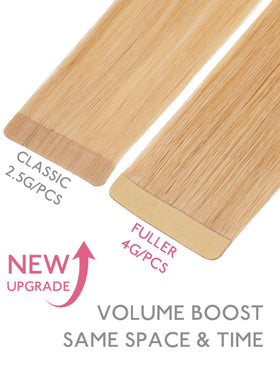 Wennalife tape in hair extensions packaging