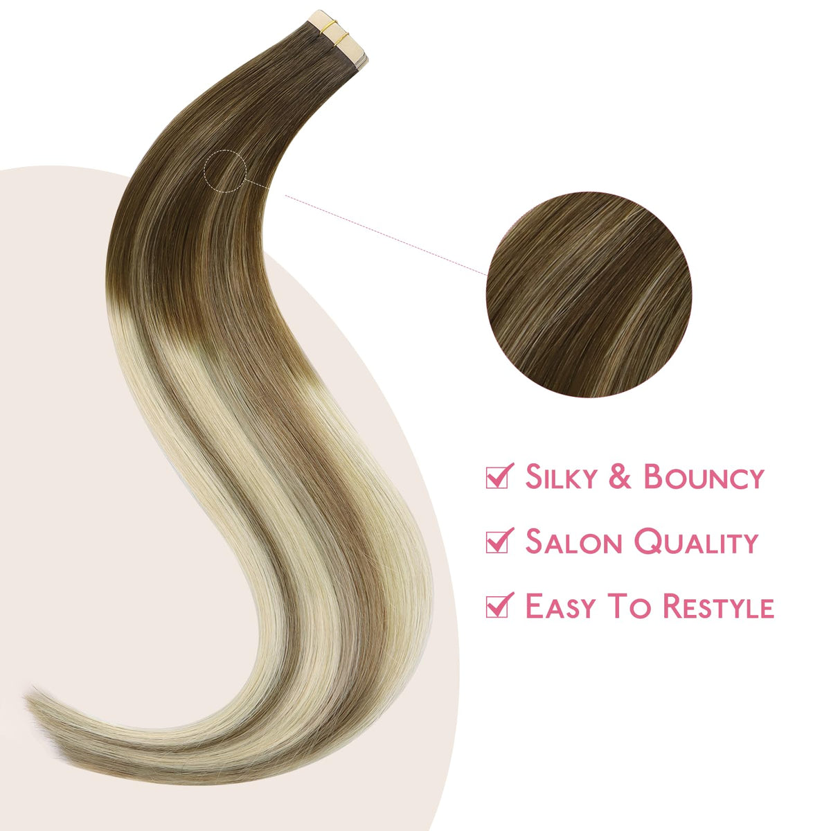 Wennalife Tape In Hair Extensions packaging