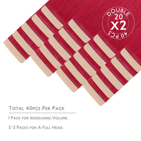 Wennalife Tape in Hair Extensions packaging side view