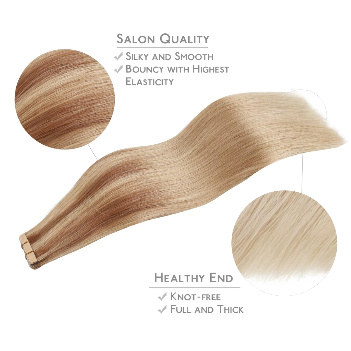 Wennalife Tape in Hair Extensions packaging with 20 pieces