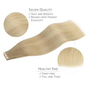 Wennalife Tape in Hair Extensions packaging with 20 pieces