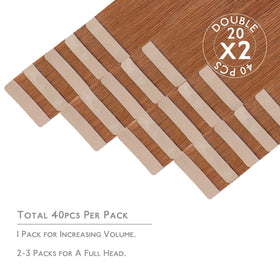 Wennalife Tape in Hair Extensions packaging with detailed introduction