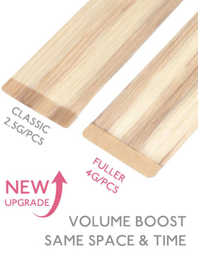 Wennalife Tape in Hair Extensions packaging with product details