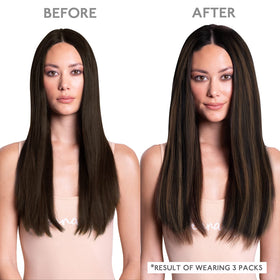 Wennalife Tape in Hair Extensions Remy Human Hair balayage effect