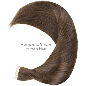 Wennalife Tape in Hair Extensions showing colour blend