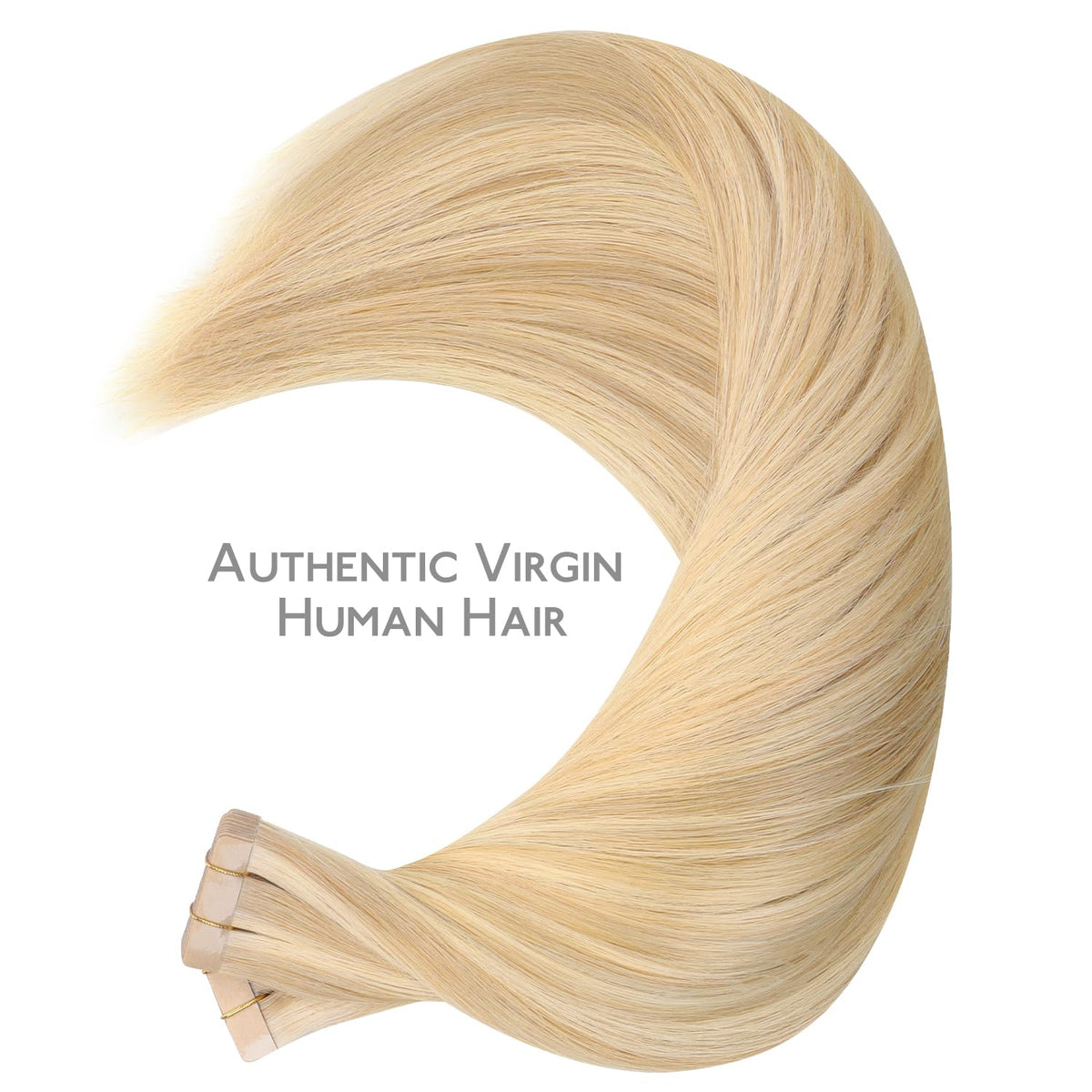 Wennalife Tape in Hair Extensions showing colour match guide