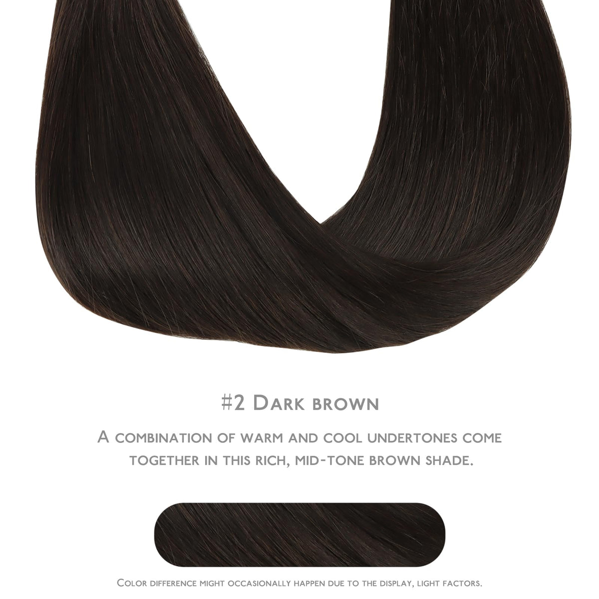 Wennalife Tape in Hair Extensions showing texture and length