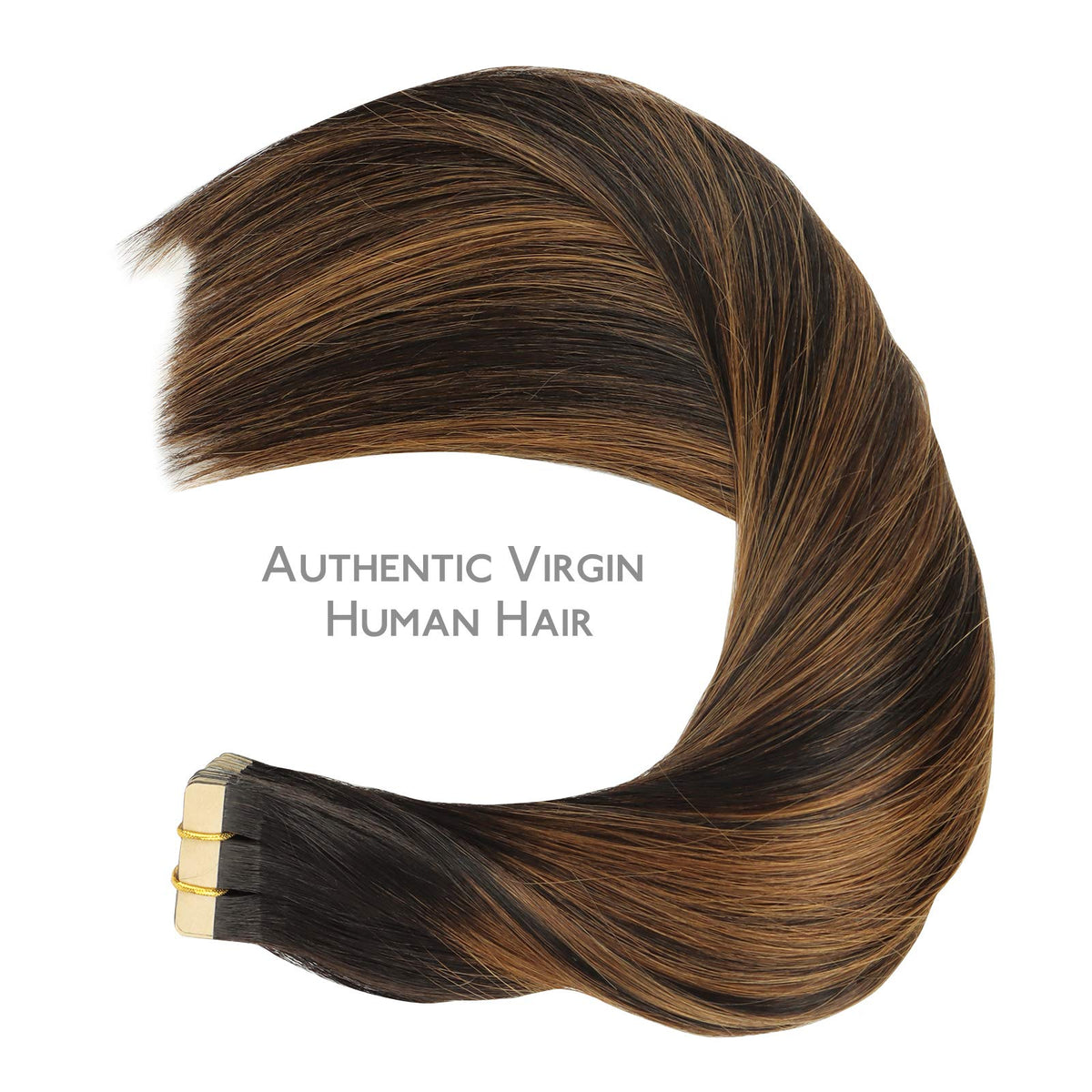Wennalife Tape in Hair Extensions with a colour chart for matching