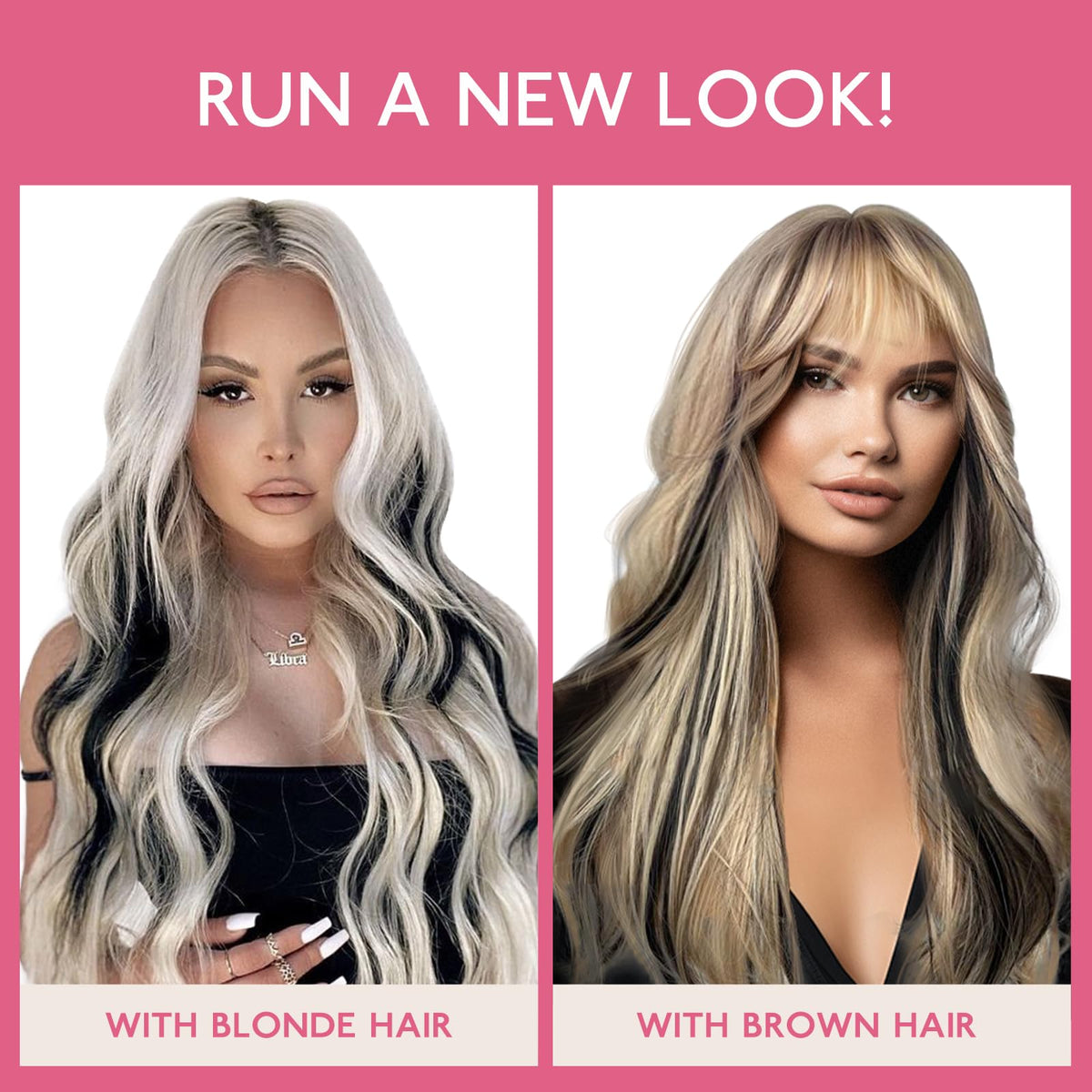 Wennalife Tape In Hair Extensions with replacement tabs