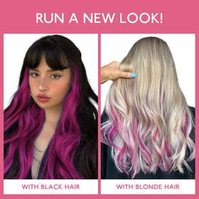 Wennalife Violet Clip-In Hair Extensions 22 Inch lifestyle shot