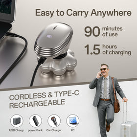 WEQOEE Electric Head Shaver 7D charging with USB-C
