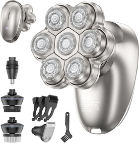 WEQOEE Electric Head Shaver 7D front view