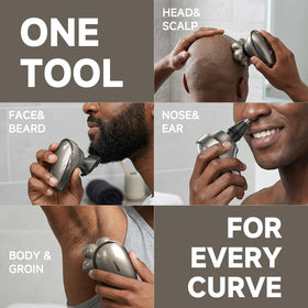 WEQOEE Electric Head Shaver 7D magnetic heads
