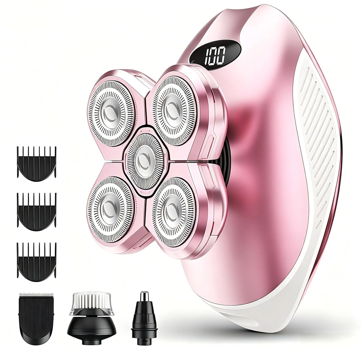WEQOEE Electric Razor for Women front view with 5D floating head