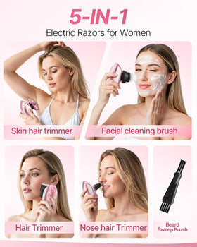 WEQOEE Electric Razor showing precision trimmer attachment