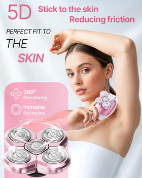 WEQOEE Electric Razor with LED display showing battery status