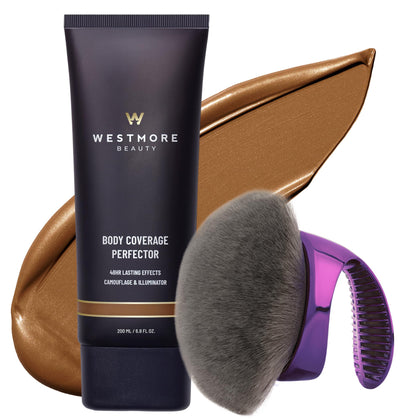 Westmore Beauty Body Coverage Perfector front view with brush
