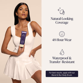Westmore Beauty Body Coverage Perfector side view showing texture