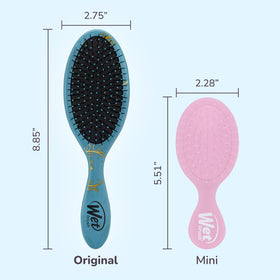 Wet Brush Cinderella Hair Detangler in lifestyle setting on a vanity