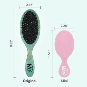Wet Brush detangler on a bathroom counter