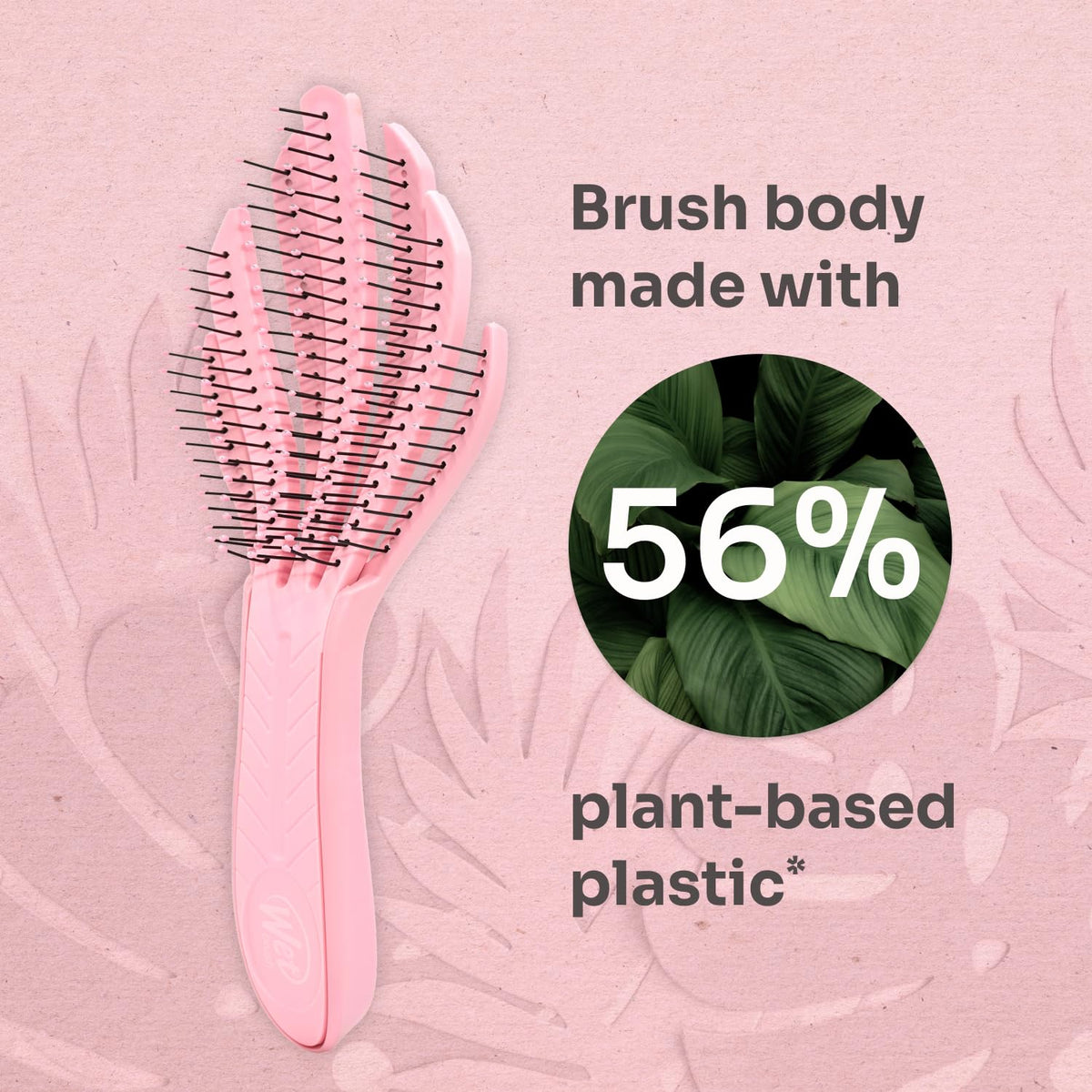 Wet Brush Go Green Curl Detangler close-up of bristles