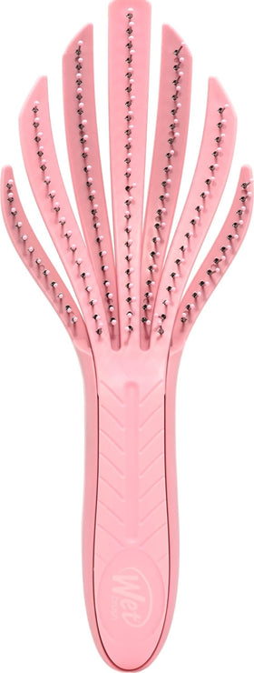 Wet Brush Go Green Curl Detangler front view in pale pink