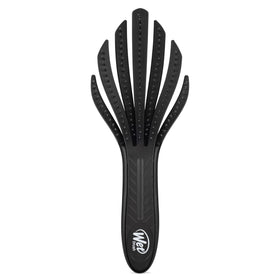 Wet Brush Go Green Curl Detangler Hair Brush front view in black