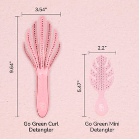 Wet Brush Go Green Curl Detangler held in hand