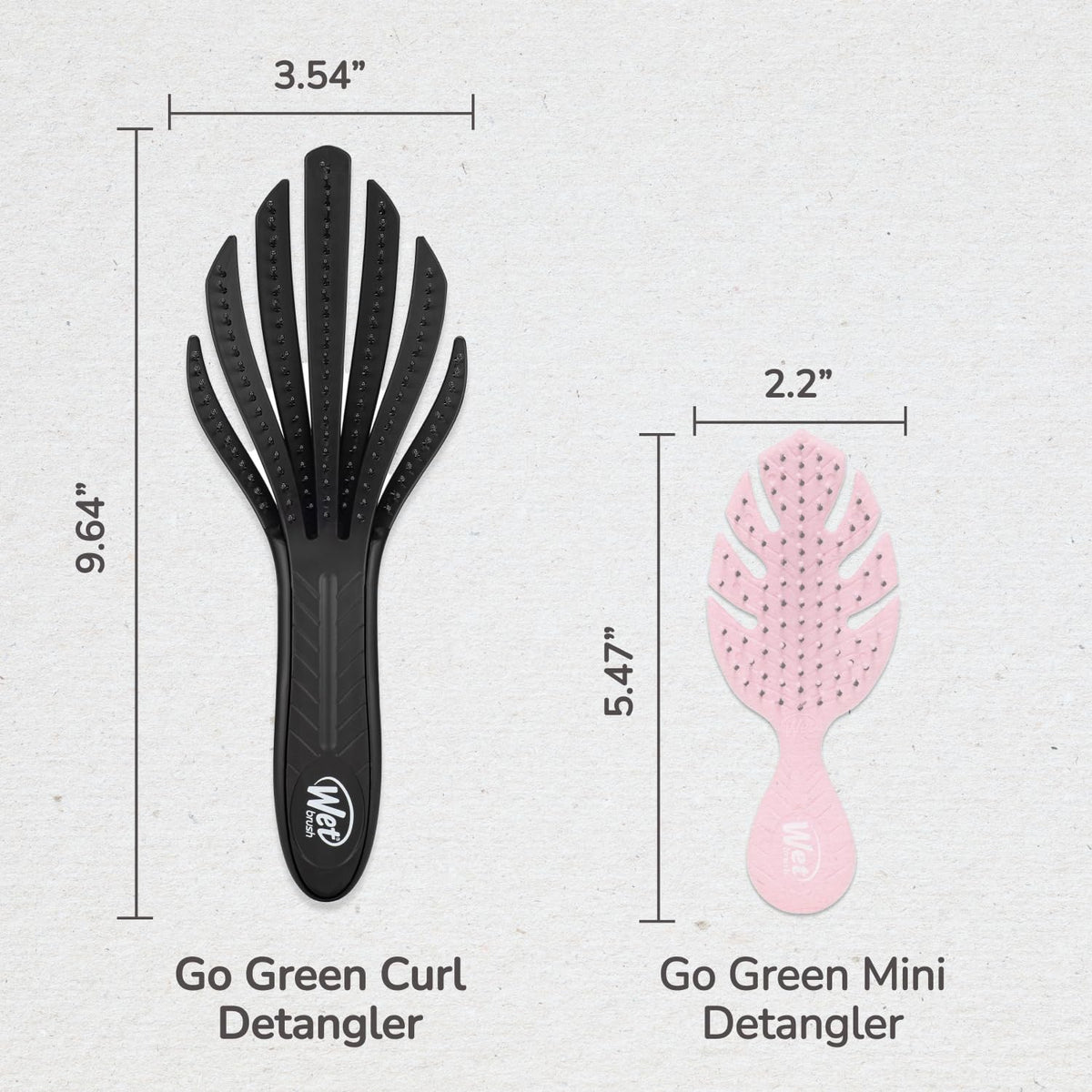Wet Brush Go Green Curl Detangler with packaging