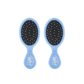 Wet Brush Mini Detangler front view in Sky colour