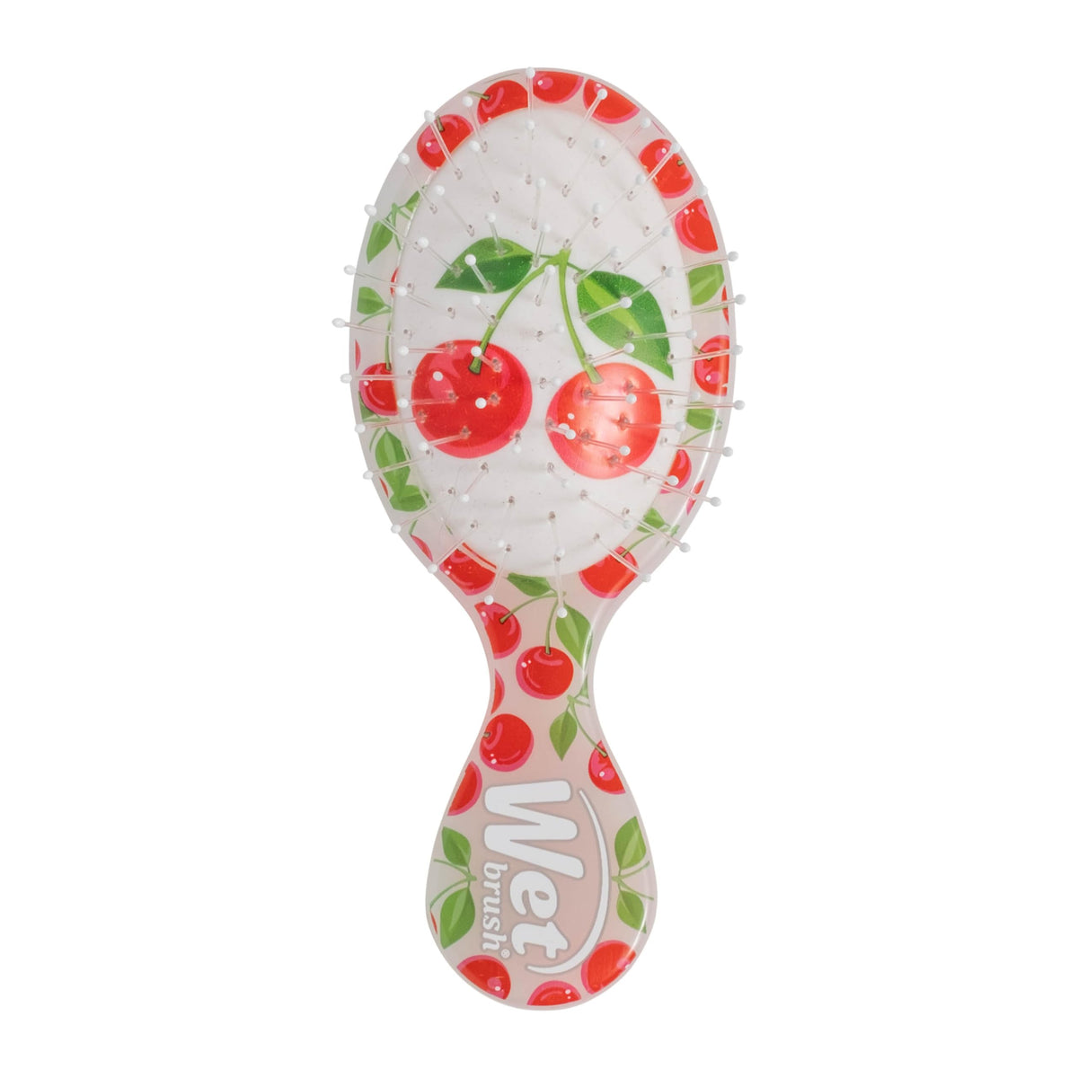 Wet Brush Mini Detangler Hair Brush in Cherry front view
