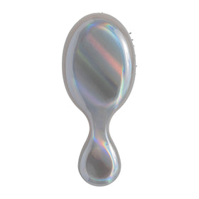 Wet Brush Mini Detangler Hair Brush in Chrome, front view