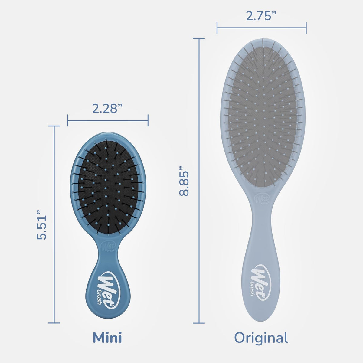 Wet Brush Mini Detangler Hair Brush packaging