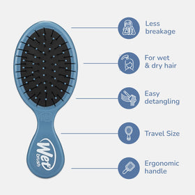 Wet Brush Mini Detangler Hair Brush side view