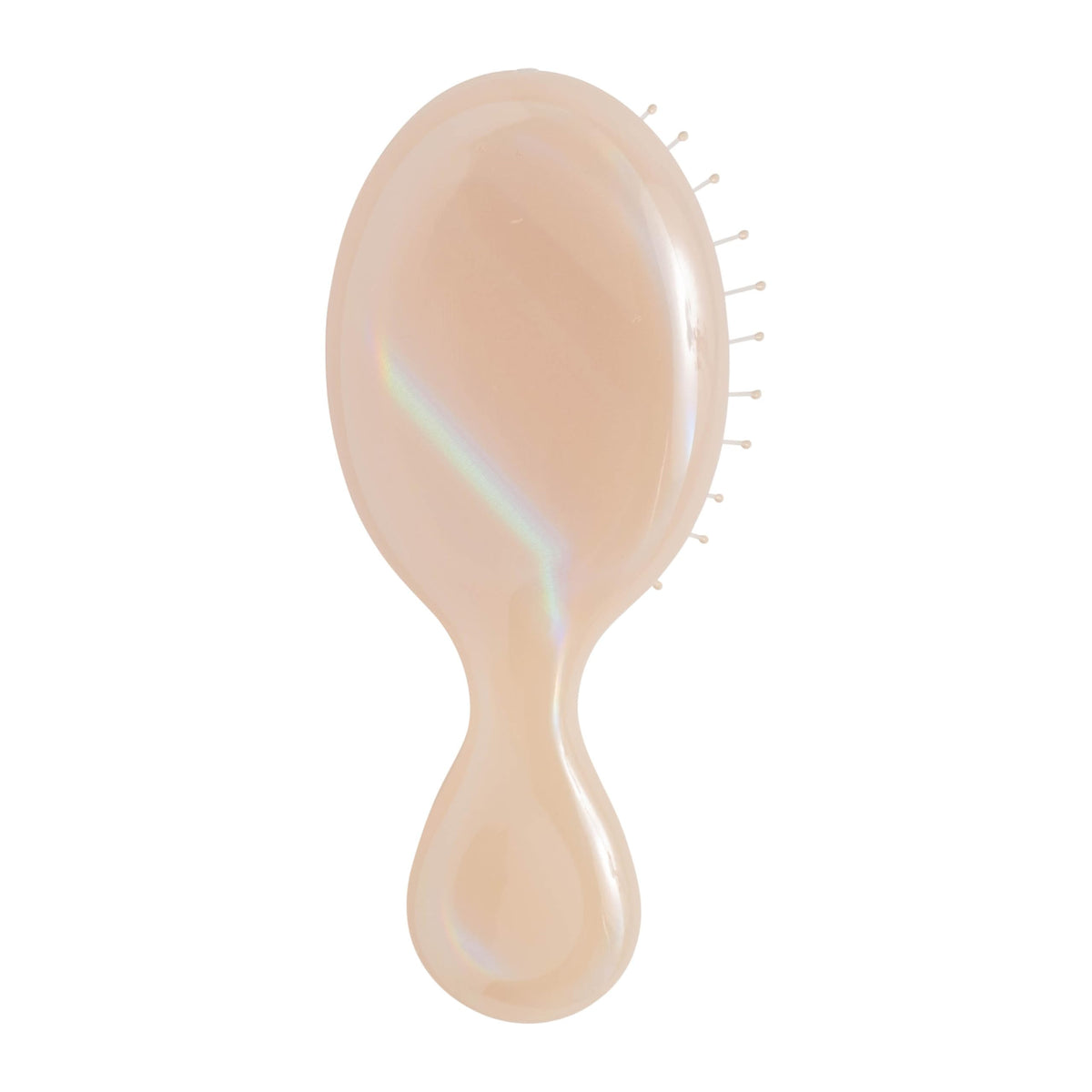 Wet Brush Mini Detangler in Cream colour front view