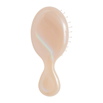 Wet Brush Mini Detangler in Cream colour front view