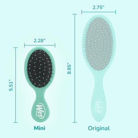Wet Brush Mini Detangler lifestyle scene on vanity