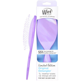 Wet Brush Original Detangler front view in Prismatic Glow Purple