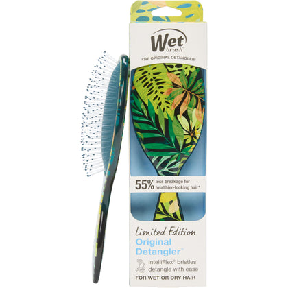 Wet Brush Original Detangler front view in Tropical Oasis design