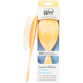 Wet Brush Original Detangler Hair Brush front view in Creamsicle design