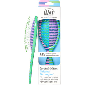 Wet Brush Original Detangler Hair Brush front view in Retro Sport design