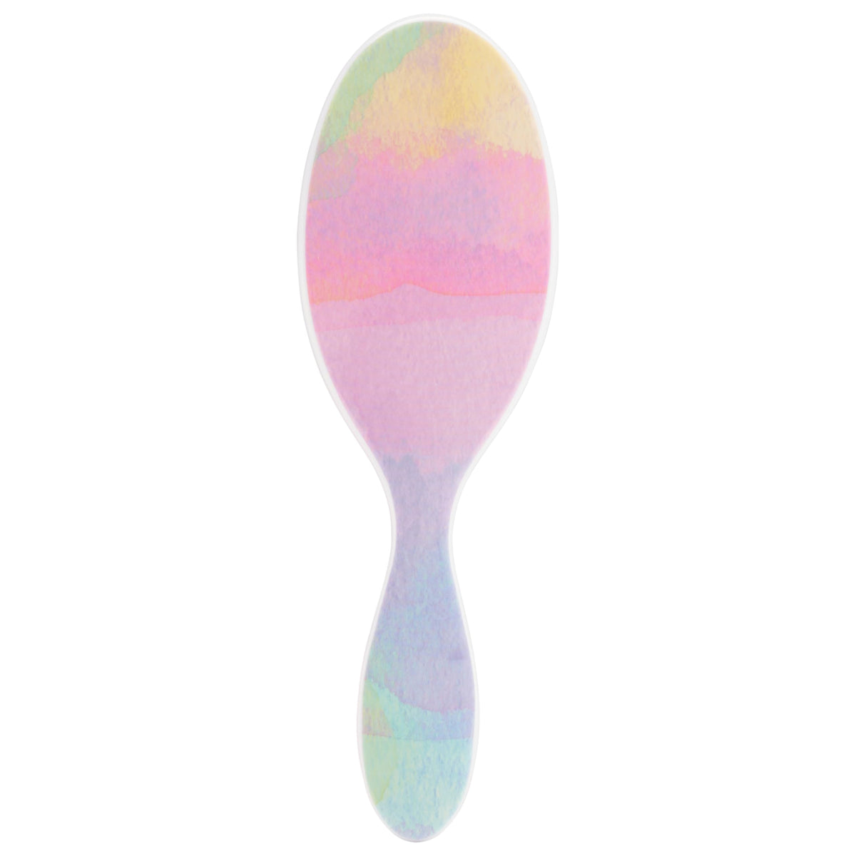 Wet Brush Original Detangler Hair Brush front view with colorful stripes